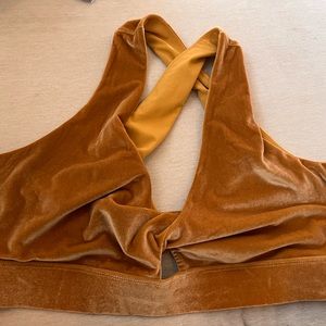 Fabletics Velour Twist Sports Bra